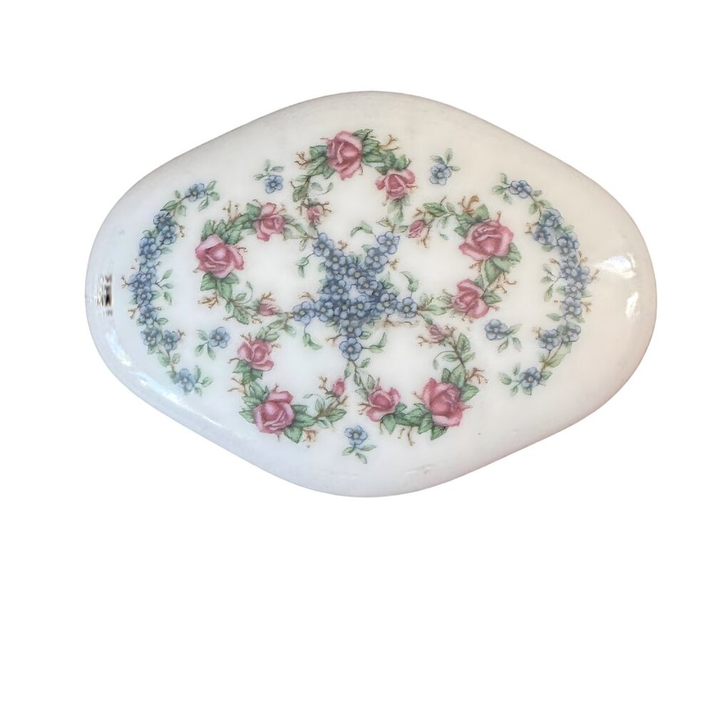 As Times Go By Music Box by Heritage House Songs of Love Porcelain 1985 Vintage - Picture 8 of 9